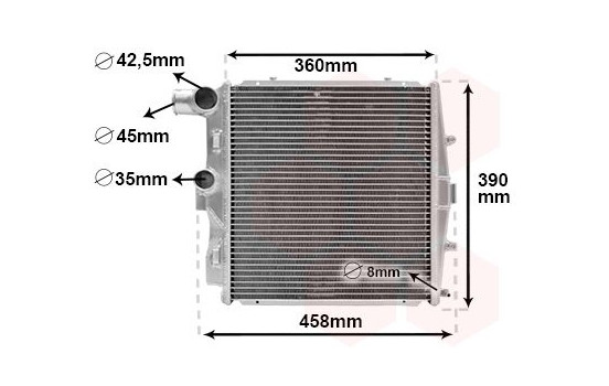 Kylare, motorkylning 74012704 International Radiators
