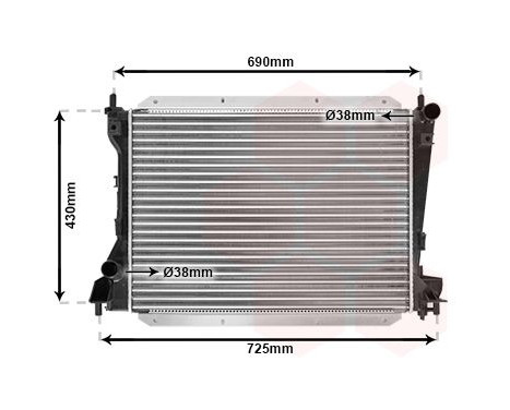 Kylare, motorkylning 77002035 International Radiators, bild 2