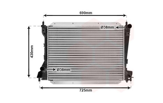 Kylare, motorkylning 77002035 International Radiators, bild 2