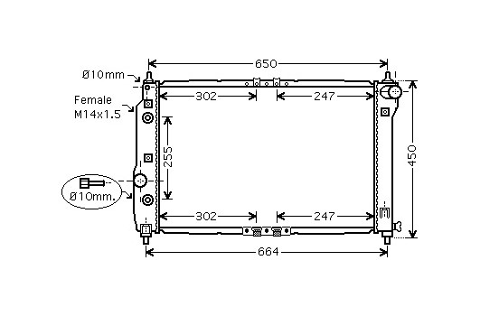 Kylare, motorkylning 81002068 International Radiators