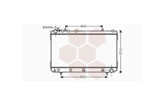Kylare, motorkylning 81002070 International Radiators, bild 2