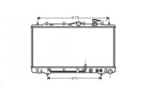 Kylare, motorkylning 82002033 International Radiators
