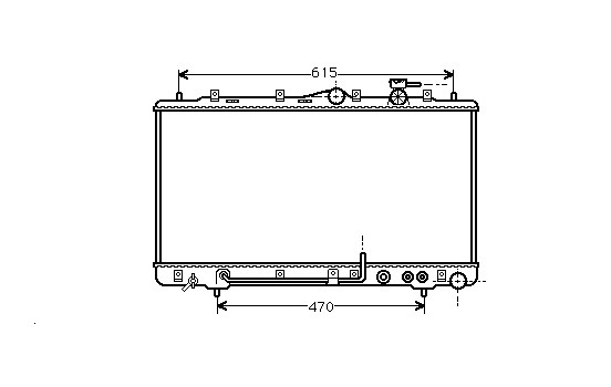 Kylare, motorkylning 82002033 International Radiators