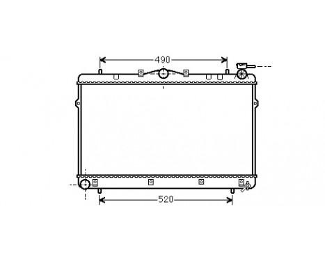 Kylare, motorkylning 82002043 International Radiators