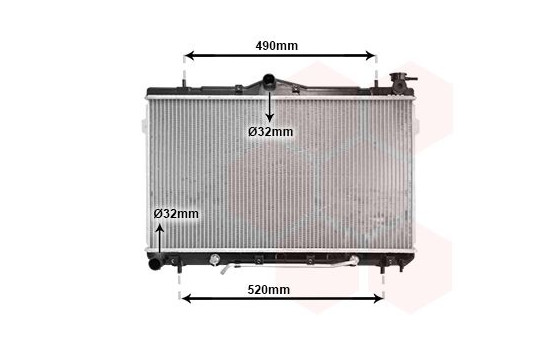 Kylare, motorkylning 82002044 International Radiators, bild 2