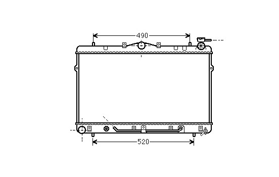 Kylare, motorkylning 82002044 International Radiators