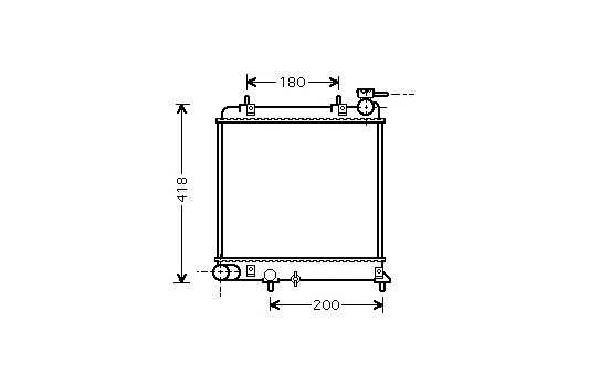 Kylare, motorkylning 82002085 International Radiators