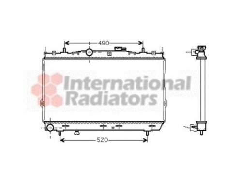 Kylare, motorkylning 82002095 International Radiators, bild 2