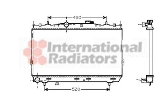 Kylare, motorkylning 82002095 International Radiators, bild 2