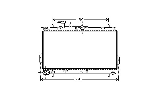 Kylare, motorkylning 82002097 International Radiators