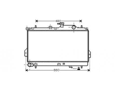 Kylare, motorkylning 82002098 International Radiators