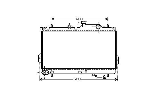 Kylare, motorkylning 82002098 International Radiators