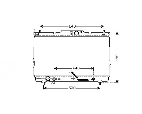 Kylare, motorkylning 82002114 International Radiators
