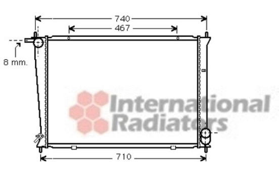 Kylare, motorkylning 82002148 International Radiators, bild 2