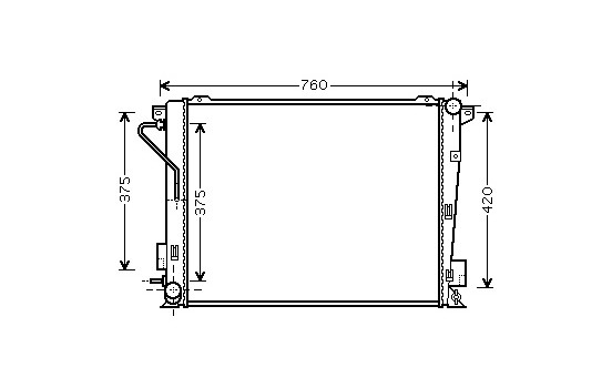 Kylare, motorkylning 82002171 International Radiators