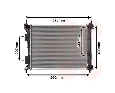 Kylare, motorkylning 82002274 International Radiators, bild 2