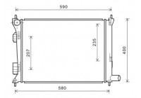 Kylare, motorkylning 82002277 International Radiators
