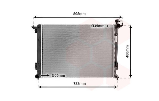 Kylare, motorkylning 82002285 International Radiators, bild 2