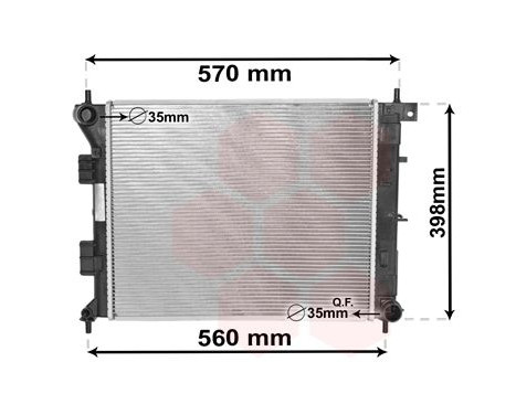 Kylare, motorkylning 82002338 International Radiators