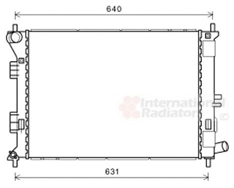 Kylare, motorkylning 82002420 International Radiators, bild 2