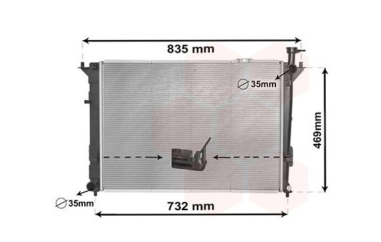 Kylare, motorkylning 82002435 International Radiators