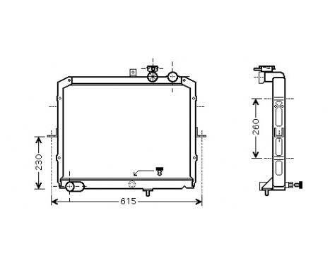 Kylare, motorkylning 83002033 International Radiators