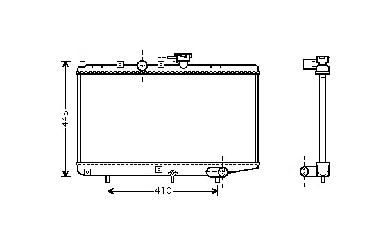 Kylare, motorkylning 83002050 International Radiators