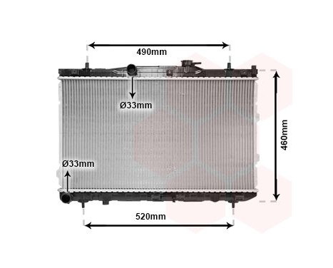 Kylare, motorkylning 83002074 International Radiators