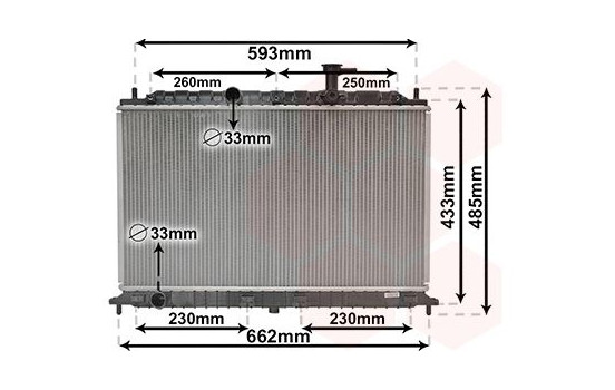 Kylare, motorkylning 83002077 International Radiators, bild 2