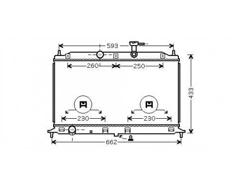 Kylare, motorkylning 83002077 International Radiators