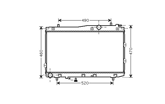 Kylare, motorkylning 83002086 International Radiators