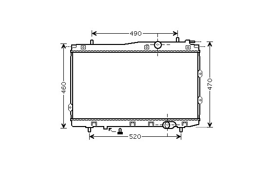 Kylare, motorkylning 83002087 International Radiators
