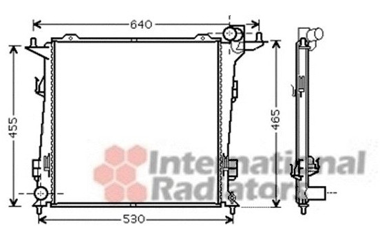 Kylare, motorkylning 83002099 International Radiators, bild 2