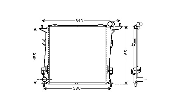 Kylare, motorkylning 83002099 International Radiators