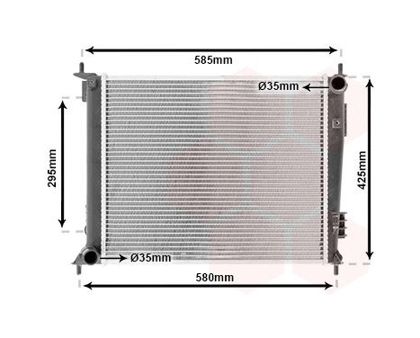 Kylare, motorkylning 83002143 International Radiators, bild 2