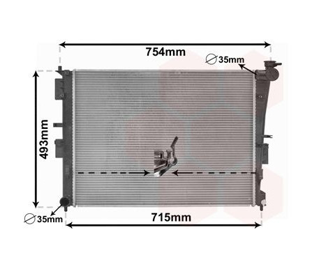 Kylare, motorkylning 83002269 International Radiators