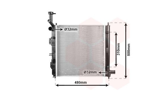 Kylare, motorkylning 83012728 International Radiators