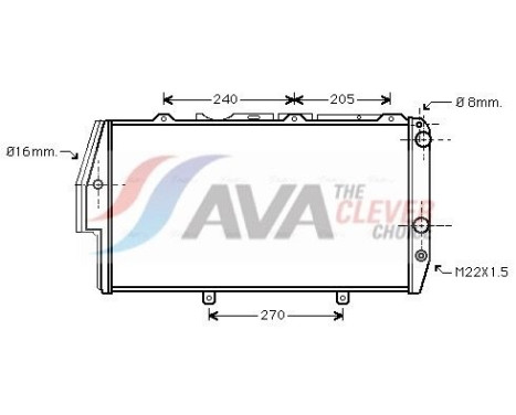 Kylare, motorkylning AI2020 Ava Quality Cooling