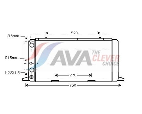 Kylare, motorkylning AI2026 Ava Quality Cooling