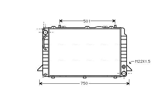 Kylare, motorkylning AI2085 Ava Quality Cooling