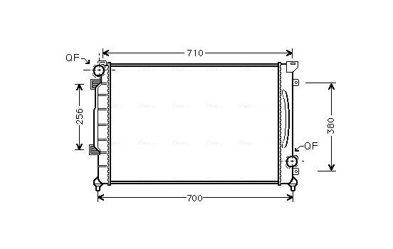 Kylare, motorkylning AI2139 Ava Quality Cooling