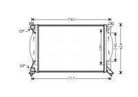 Kylare, motorkylning AI2201 Ava Quality Cooling