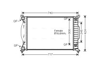 Kylare, motorkylning AI2202 Ava Quality Cooling