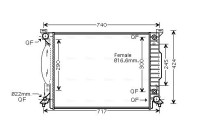 Kylare, motorkylning AI2205 Ava Quality Cooling