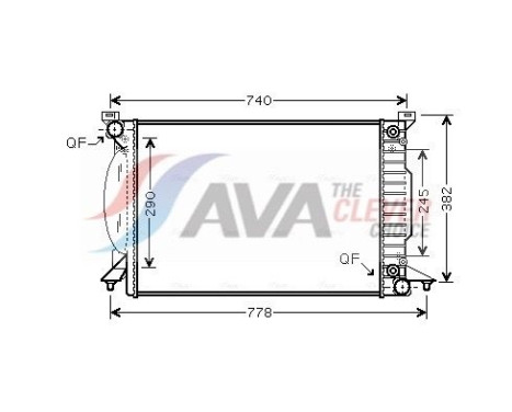 Kylare, motorkylning AI2207 Ava Quality Cooling