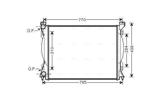 Kylare, motorkylning AI2233 Ava Quality Cooling