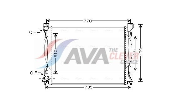 Kylare, motorkylning AI2233 Ava Quality Cooling