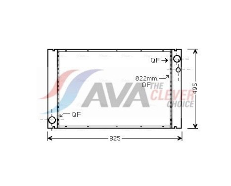 Kylare, motorkylning AI2289 Ava Quality Cooling