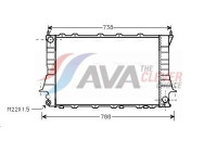Kylare, motorkylning AIA2083 Ava Quality Cooling