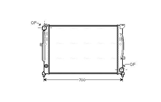 Kylare, motorkylning AIA2124 Ava Quality Cooling